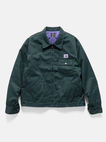 Needles Work Jacket - PE/C Twill Green, Jackets
