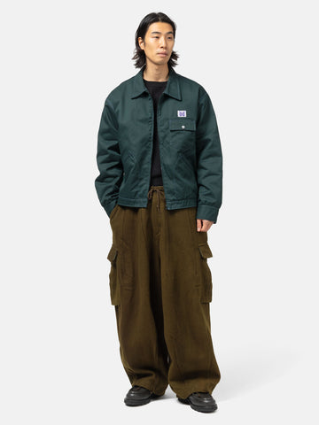 Needles Work Jacket - PE/C Twill Green, Jackets