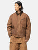 Needles Zipped Work Jacket - Duck Canvas / Kakishibu Paint Dk. Brown, Jackets