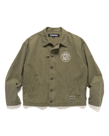 Neighborhood A-2 Utility Jacket Olive Drab, Outerwear