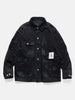 Neighborhood BW. Washed Coverall Jacket Black, Jackets