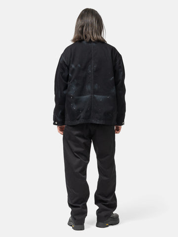 Neighborhood BW. Washed Coverall Jacket Black, Jackets