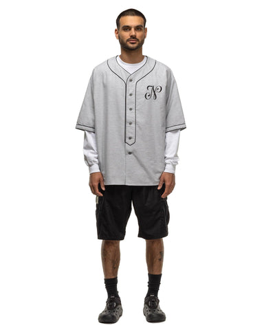 Baseball Shirt SS Grey - HAVEN