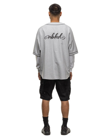 Neighborhood Baseball Shirt SS Grey, Shirts