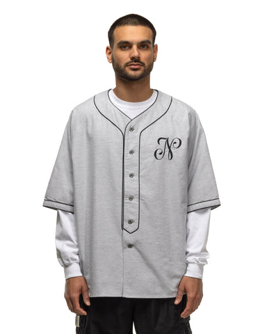 Neighborhood Baseball Shirt SS Grey, Shirts