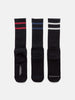 Neighborhood Classic 3Pack Socks Black, Socks