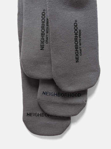 Neighborhood Classic 3Pack Socks Gray, Socks
