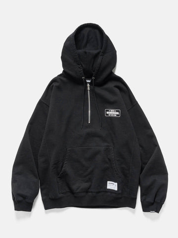 Neighborhood Classic Sweat Half Zip Hoodie LS Black, Hoodies