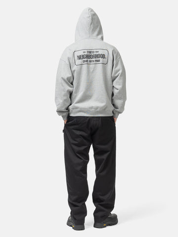 Neighborhood Classic Sweat Half Zip Hoodie LS Gray, Hoodies