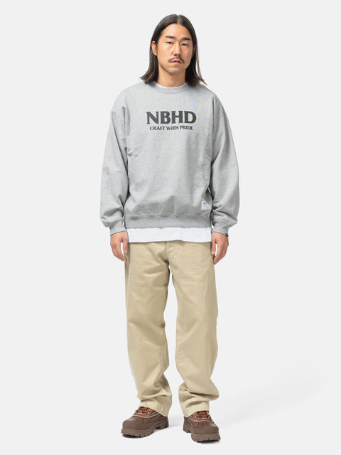 Neighborhood Classic Sweat Shirt LS Gray, Sweatshirts