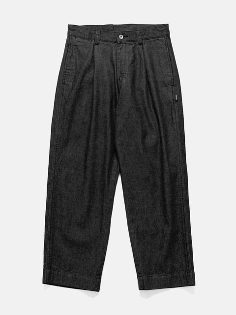 Neighborhood Denim Tuck Pants Black, Pants