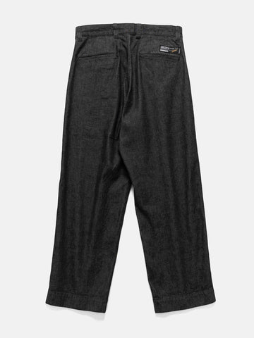 Neighborhood Denim Tuck Pants Black, Pants
