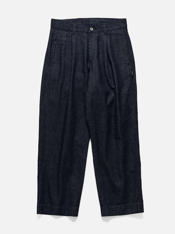 Neighborhood Denim Tuck Pants Indigo, Pants