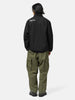 Back shot of the model wearing the  Neighborhood Fatigue Shirt LS Black
