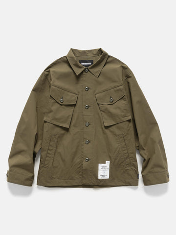Neighborhood Fatigue Shirt LS Olive Drab, Shirts