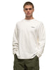 Neighborhood Honeycomb Fabric Crewneck LS White, Sweaters