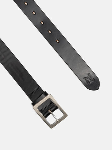 Neighborhood Leather Belt Black, Belts