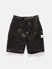 Neighborhood Leather Cargo Short Pants Black, Shorts