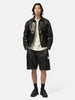 Neighborhood Leather Cargo Short Pants Black, Shorts