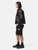 Neighborhood Leather Cargo Short Pants Black, Shorts