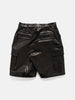 Neighborhood Leather Cargo Short Pants Black, Shorts