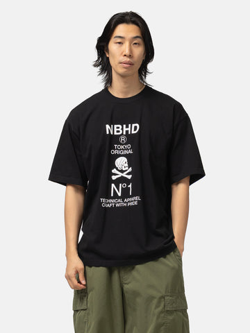 Neighborhood NH . Tee SS-8 Black, T-Shirts