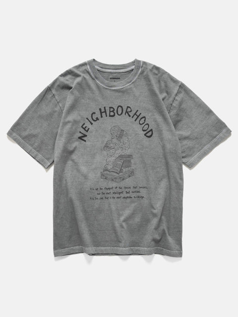 Flat shot of the Neighborhood NH . Tee SS-11 Gray