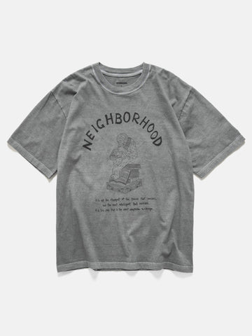 Flat shot of the Neighborhood NH . Tee SS-11 Gray