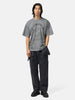 Full body shot of the model wearing the Neighborhood NH . Tee SS-11 Gray