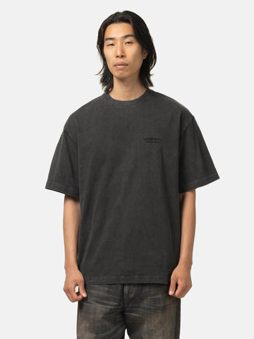 Neighborhood Pigment Dyed Crewneck SS Black, T-Shirts