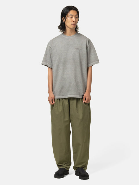 Neighborhood Pigment Dyed Crewneck SS Gray, T-Shirts