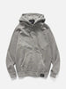 Flat shot of model wearing the Neighborhood Pigment Dyed Sweat Hoodie LS Gray