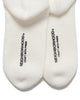 Plain Ankle Socks Off White - HAVEN