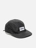 Flat shot of the Neighborhood Reflective Jet Cap Black