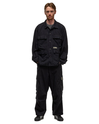 Neighborhood Ripstop BDU Shirt LS Black, Shirts