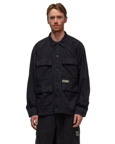 Neighborhood Ripstop BDU Shirt LS Black, Shirts