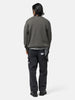 Back of the model wearing the Neighborhood Savage Crewneck Sweater Charcoal