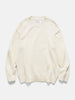 Flat shot of the Neighborhood Savage Crewneck Sweater White