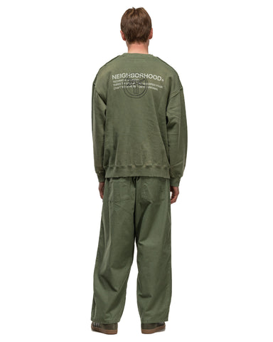 Neighborhood Savage Sweat Shirt LS Olive, Sweaters