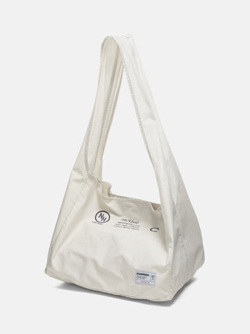 Flat shot of Neighborhood Solid Newspaper Bag Ivory