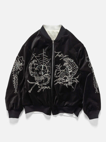 Neighborhood Souvenir Jacket Black, Bomber Jackets