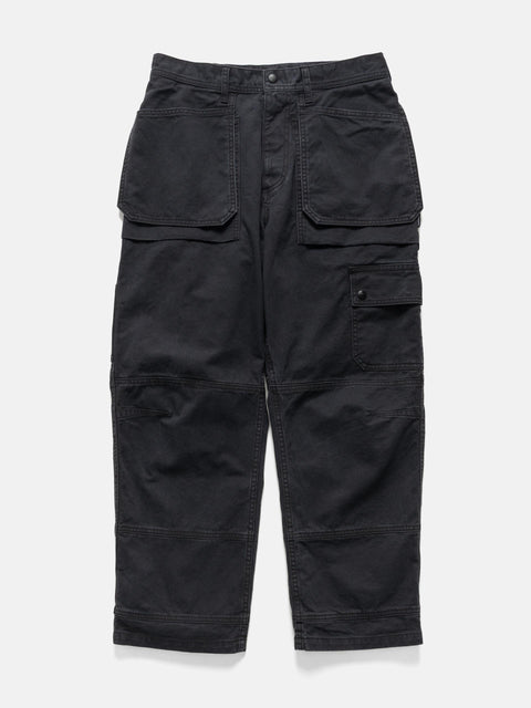 Flat shot of the Neighborhood Tool Pocket Utility Pants Black