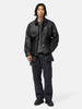 Full body shot of the model wearing the Neighborhood Tool Pocket Utility Pants Black