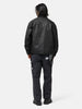 Back shot of the model wearing the Neighborhood Tool Pocket Utility Pants Black