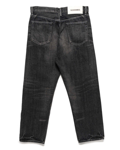 Neighborhood Washed Denim DP Basic Pants Black, Bottoms