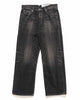 Neighborhood Washed Denim Dp Wide Pants Black, Bottoms