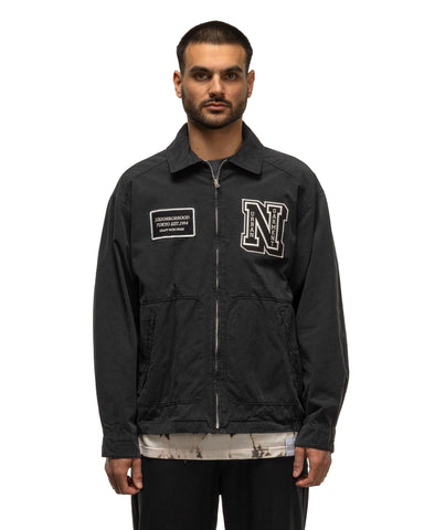 Washed ZIP Work Jacket Black - HAVEN