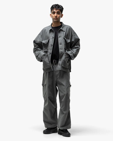 Neighborhood Wide Cargo Pants Grey, Bottoms