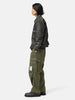 Side shot of the model wearing the Neighborhood Wide Cargo Pants Olive Drab