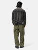 Back shot of the model wearing the Neighborhood Wide Cargo Pants Olive Drab 